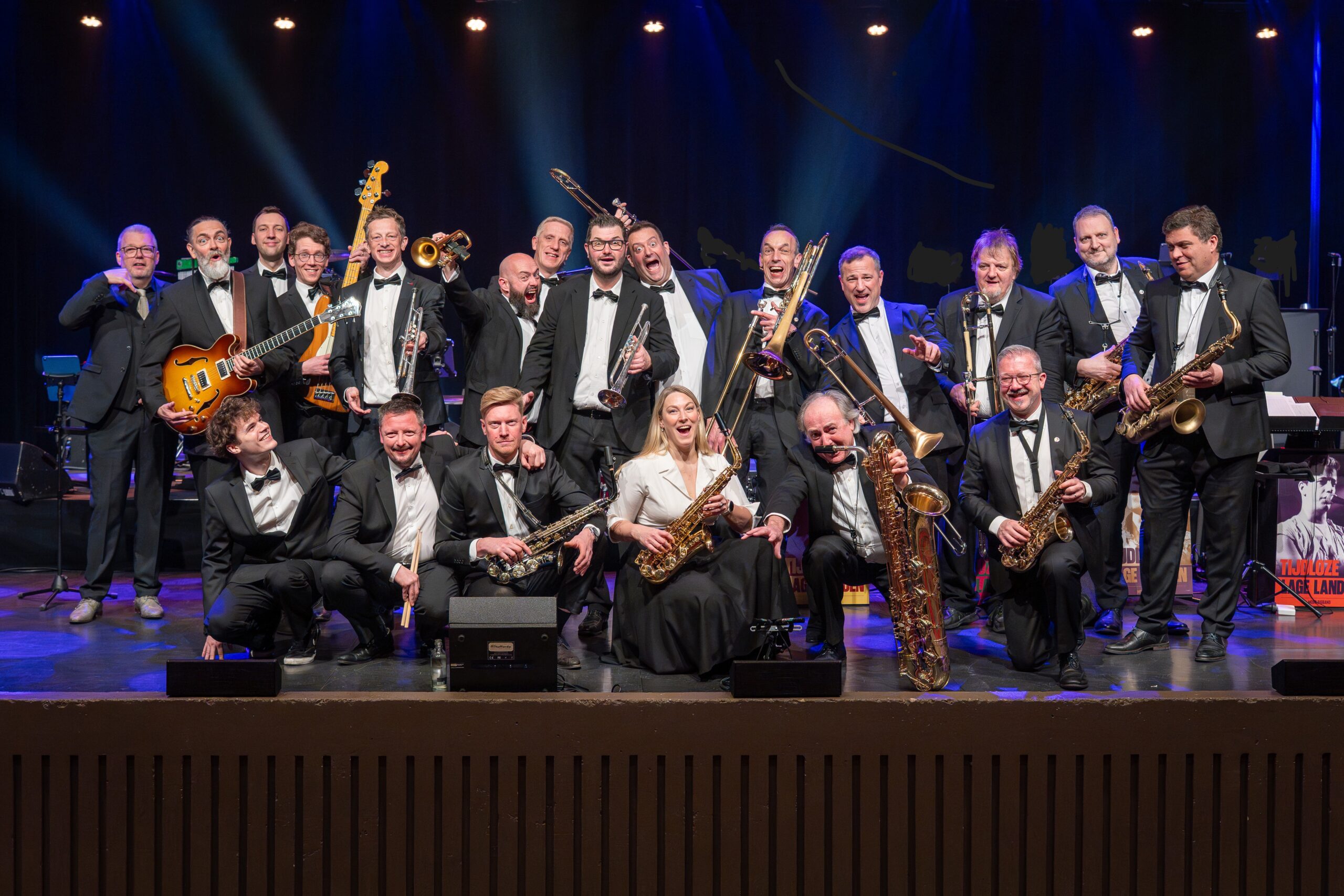 MOBb Big Band in concert - groepsfoto